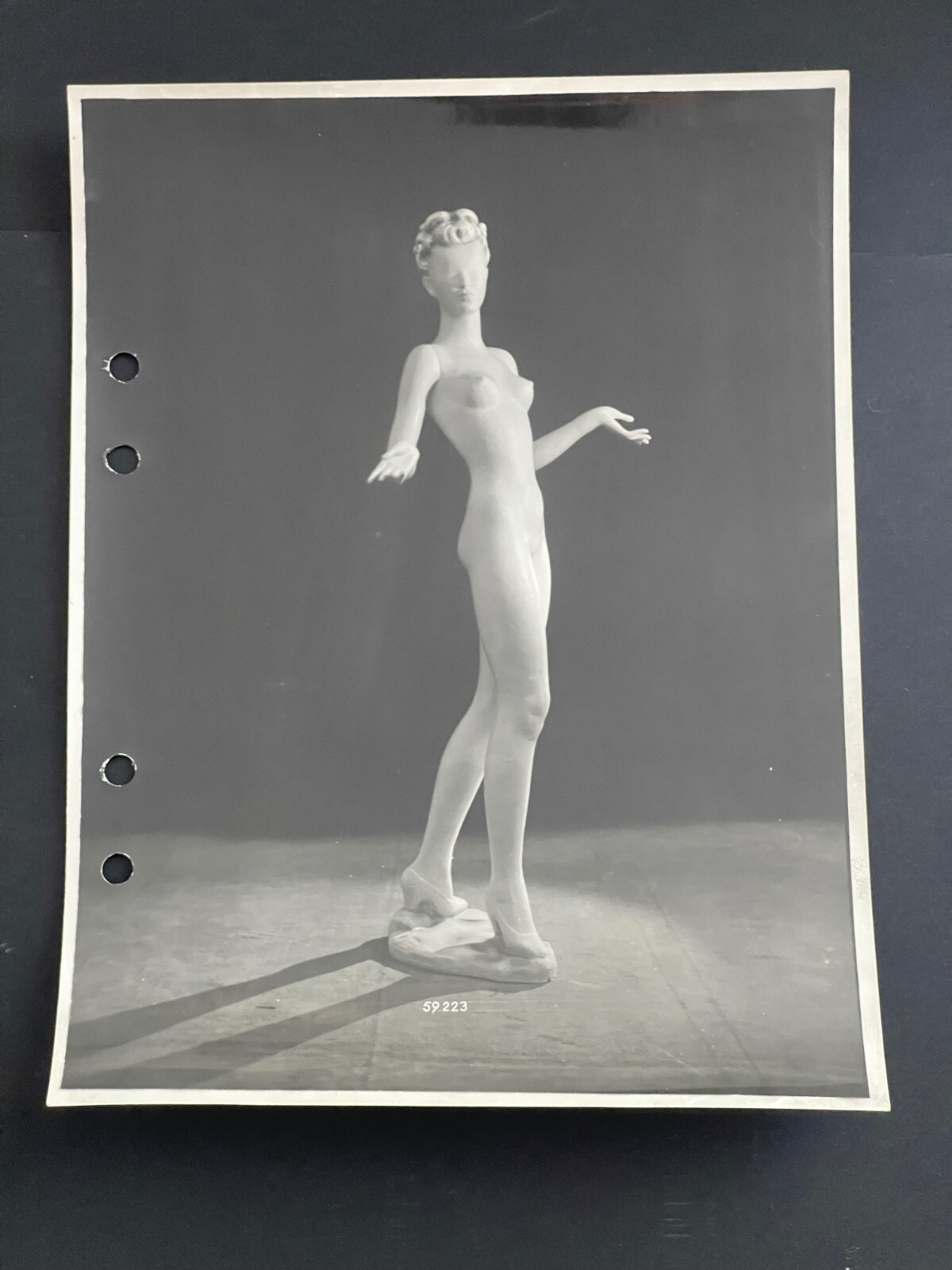 Rare Vintage Original Photo Siegel Stockman Mannequin Female Fetish Curiosa