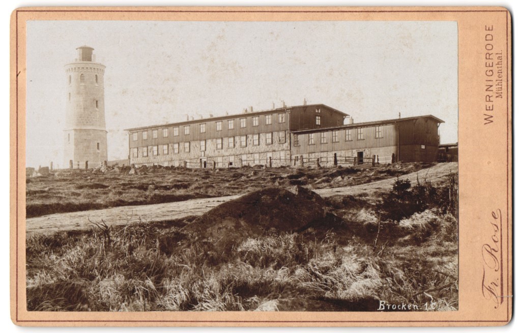 Photograph Fr. Rose, Wernigerode, view of Wernigerode, view of the Brockenhot