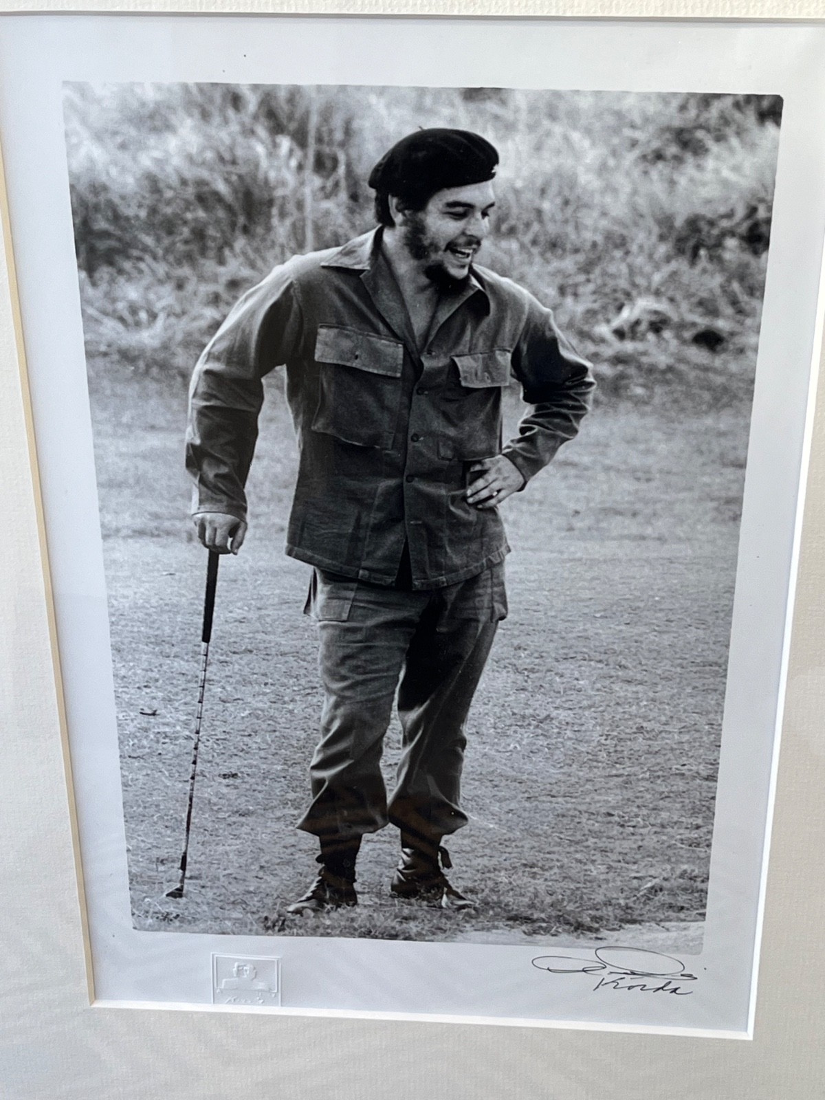 Che Guevara Laughing Whilst Golfing Alberto Korda Gelatin Silver Photograph Cuba