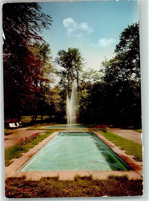 39663411 – 8880 Dillingen Taxis Park Fountain Flowers Place Handwritten