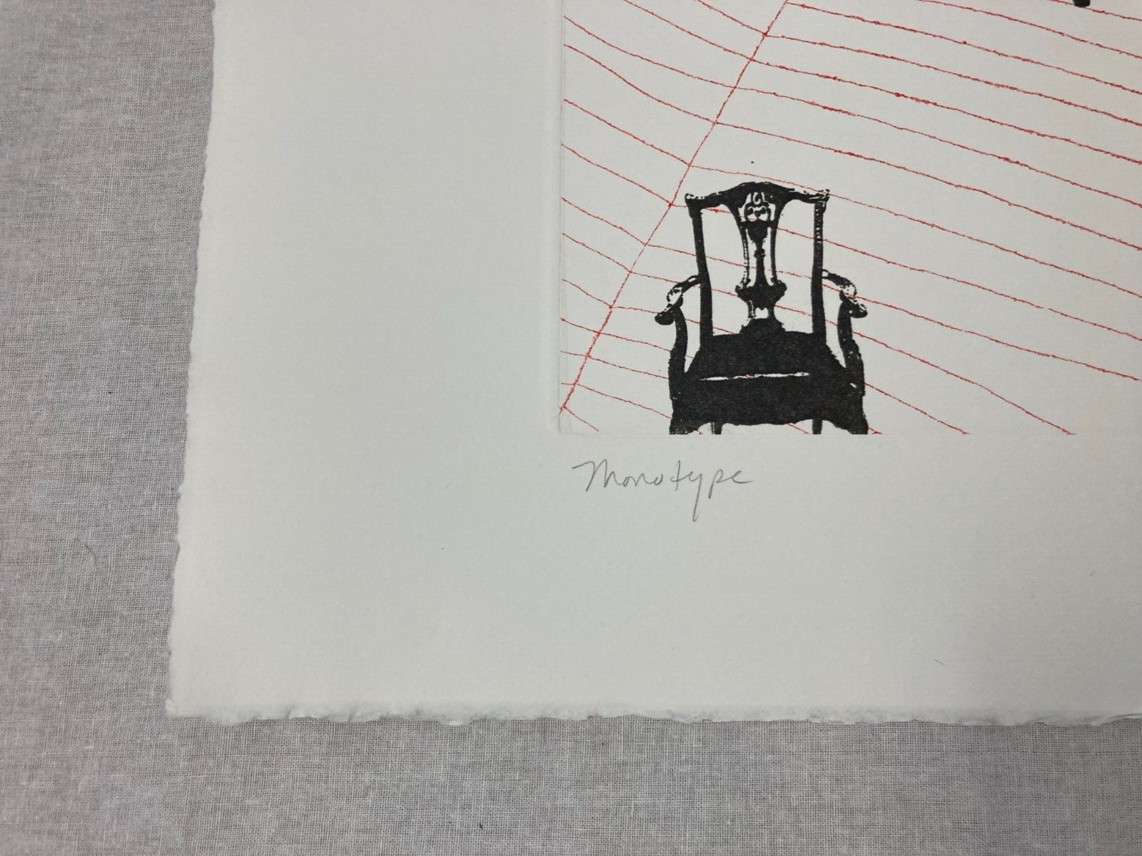 LAUREN EWING Signed THE BRITISH CHAIRS Monotype 1993 INDIA PARTITION Limited Ed