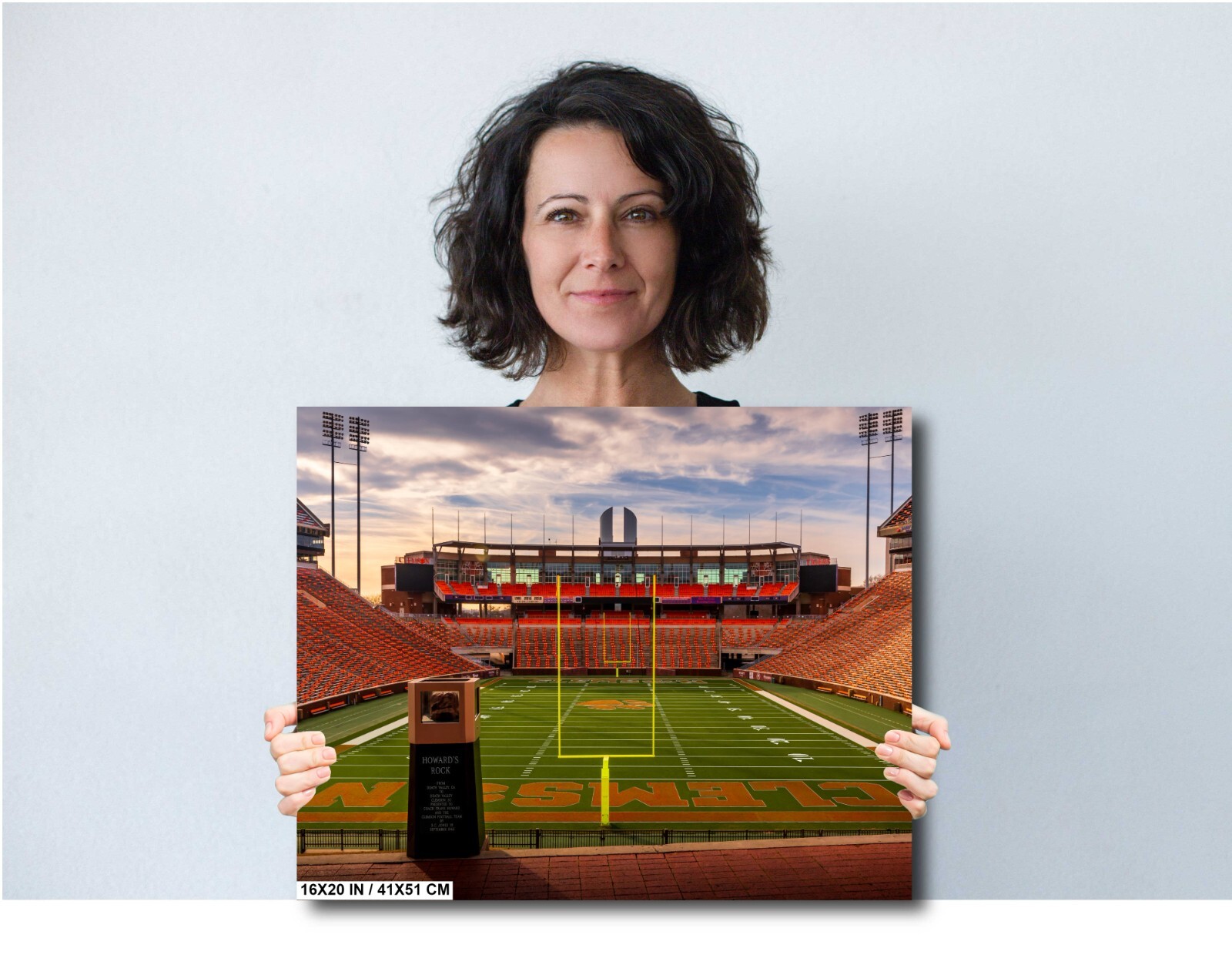 Clemson Tigers Stadium: Iconic Clemson Memorial Stadium SC Print
