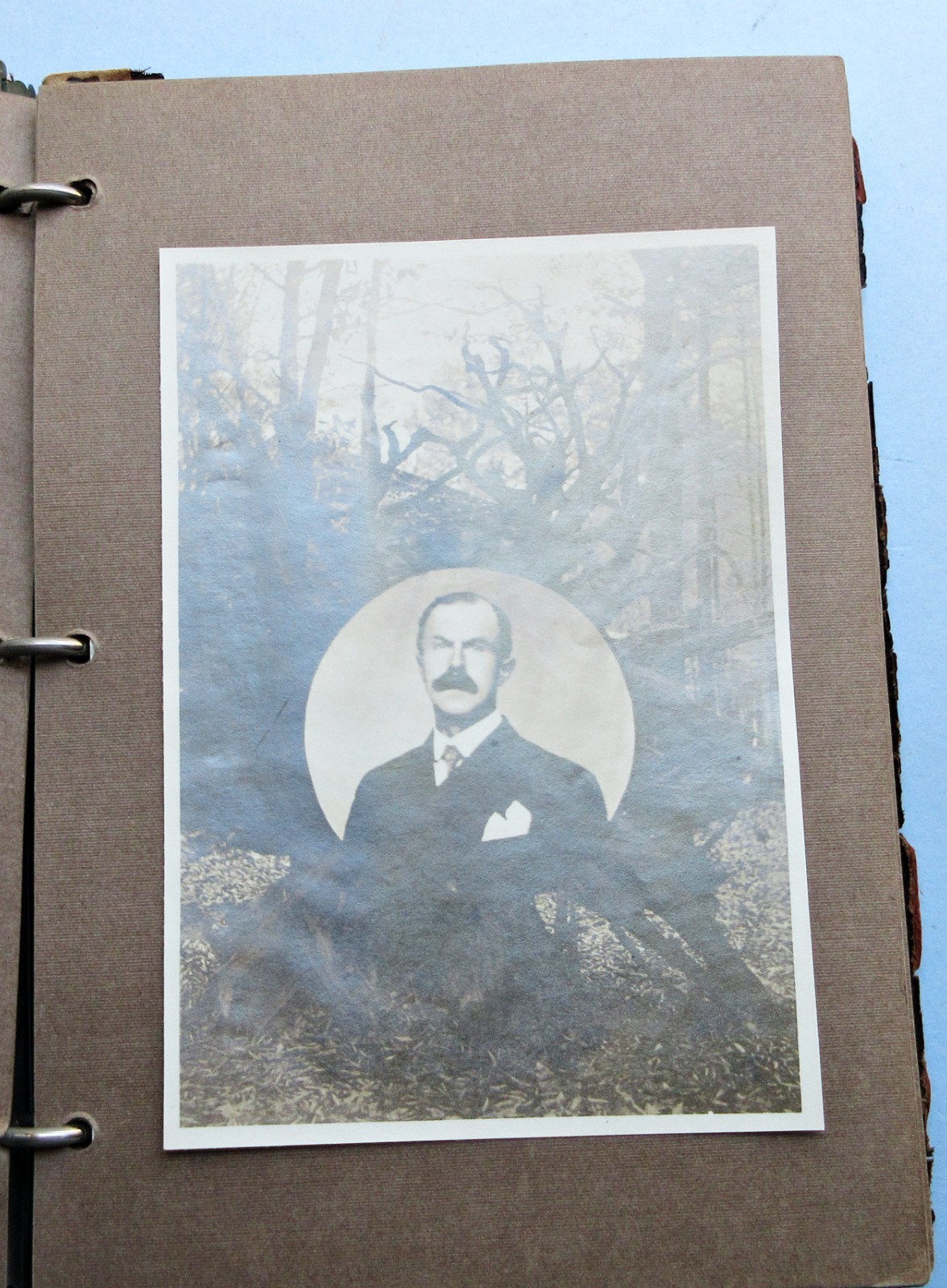 C1910 VT Hunting Lodge Album w. 1910 Buick Roadster