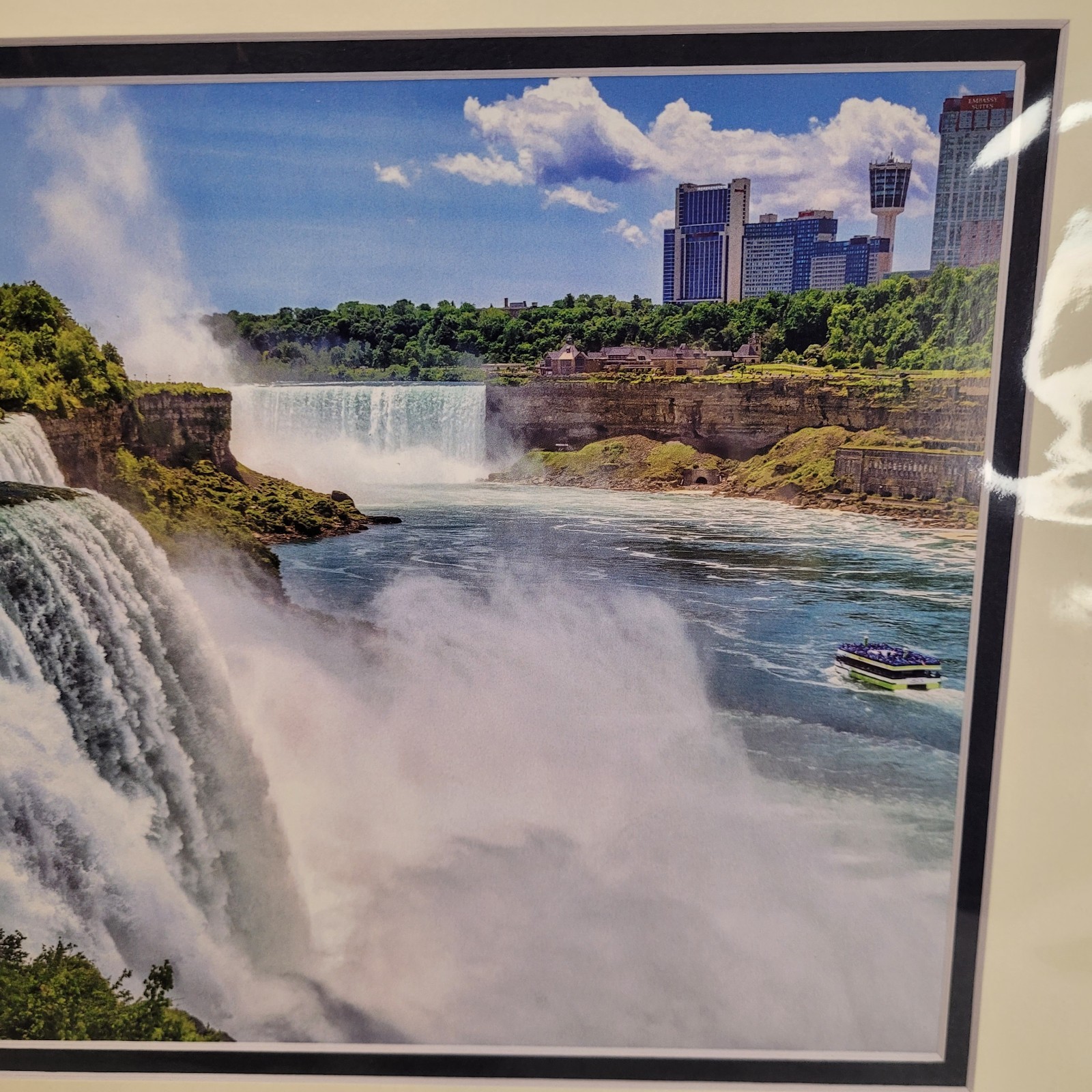 Matted Niagara Falls Photo Print 8 X 10 Wall Art Gallery Decor