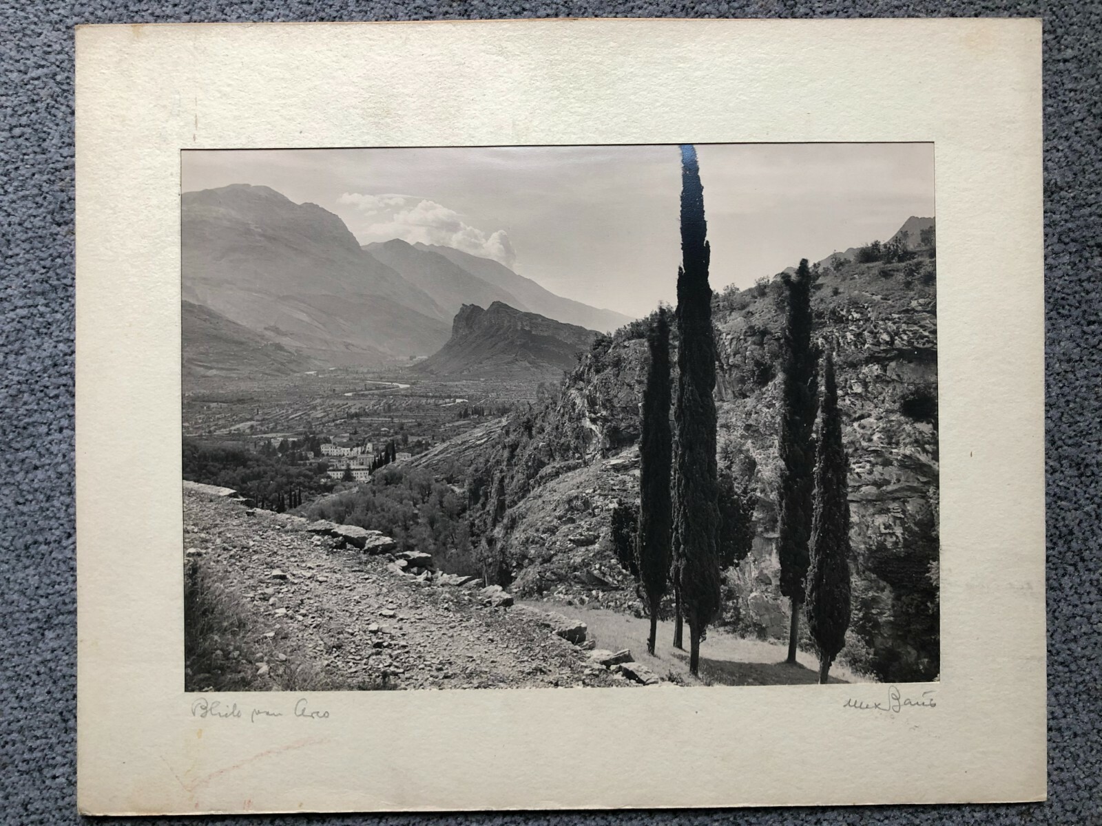 30x22cm Vintage Orig Photo by Max Baur Blick by Cerco Gelatin Silver Photo