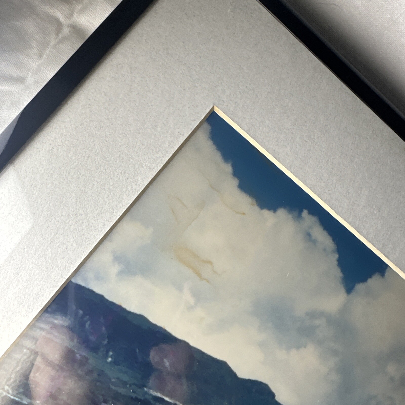 Saint Pierre Martinique Black Framed Photo Mount Pelee Volcano Caribbean
