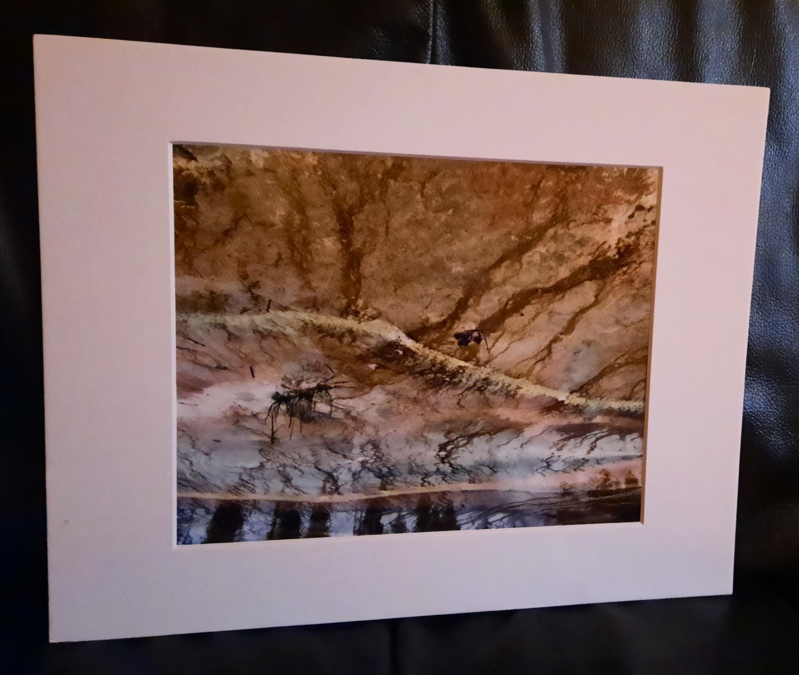 Matted Photograph: Earth Patterns