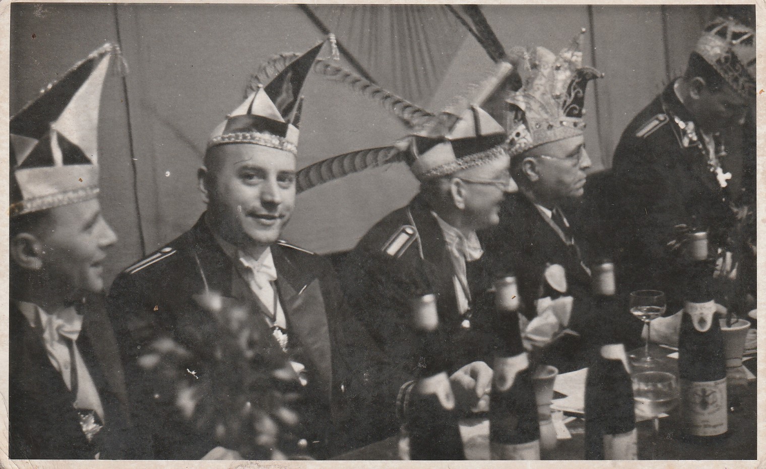 Photo postcard Carnival Society Wuppertal Elberfeld approx. 1940s-2