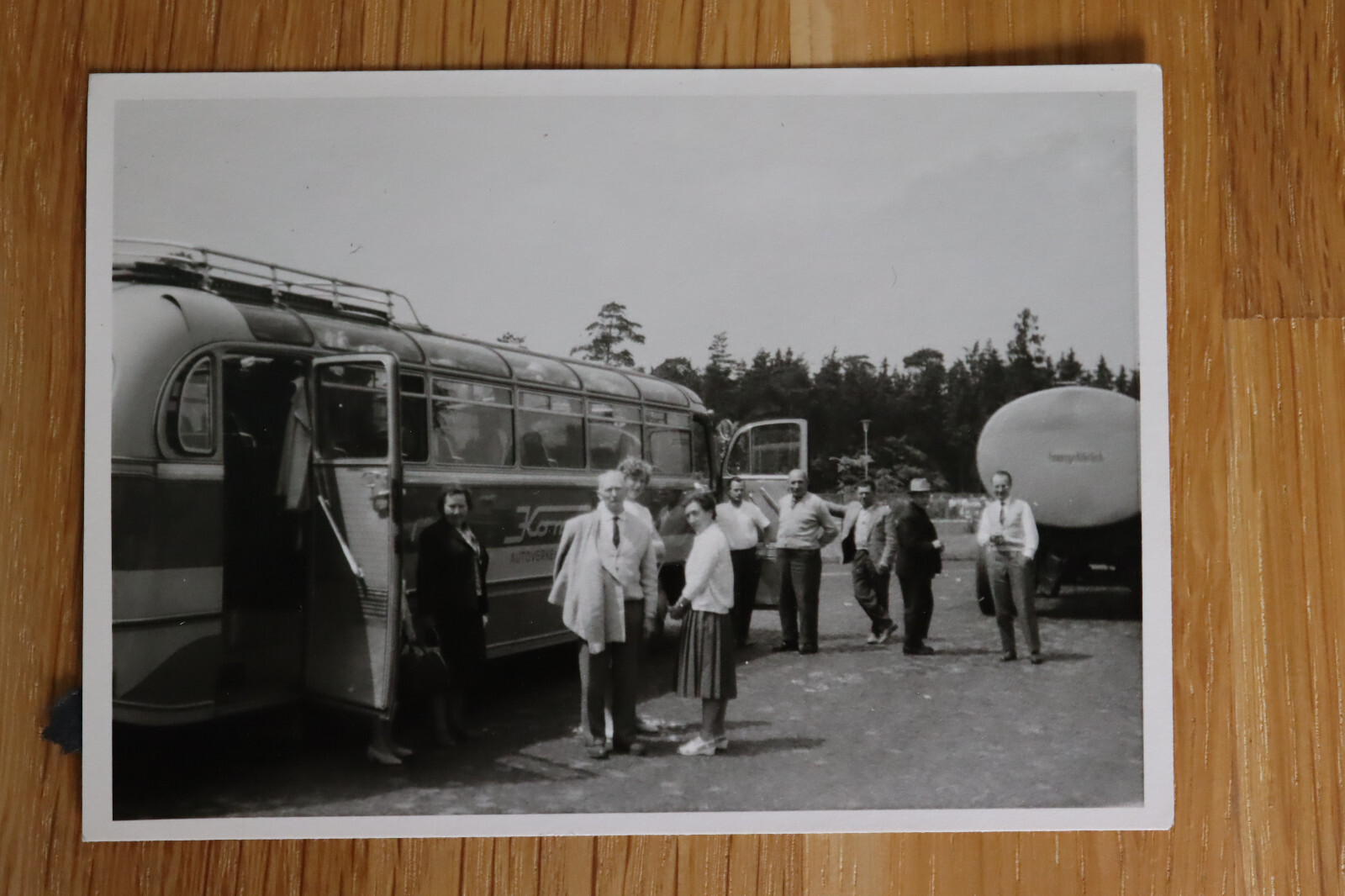 Original-Foto Oldtimer Bus Mercedes Benz 7,5 x 10,5 cm 1950er