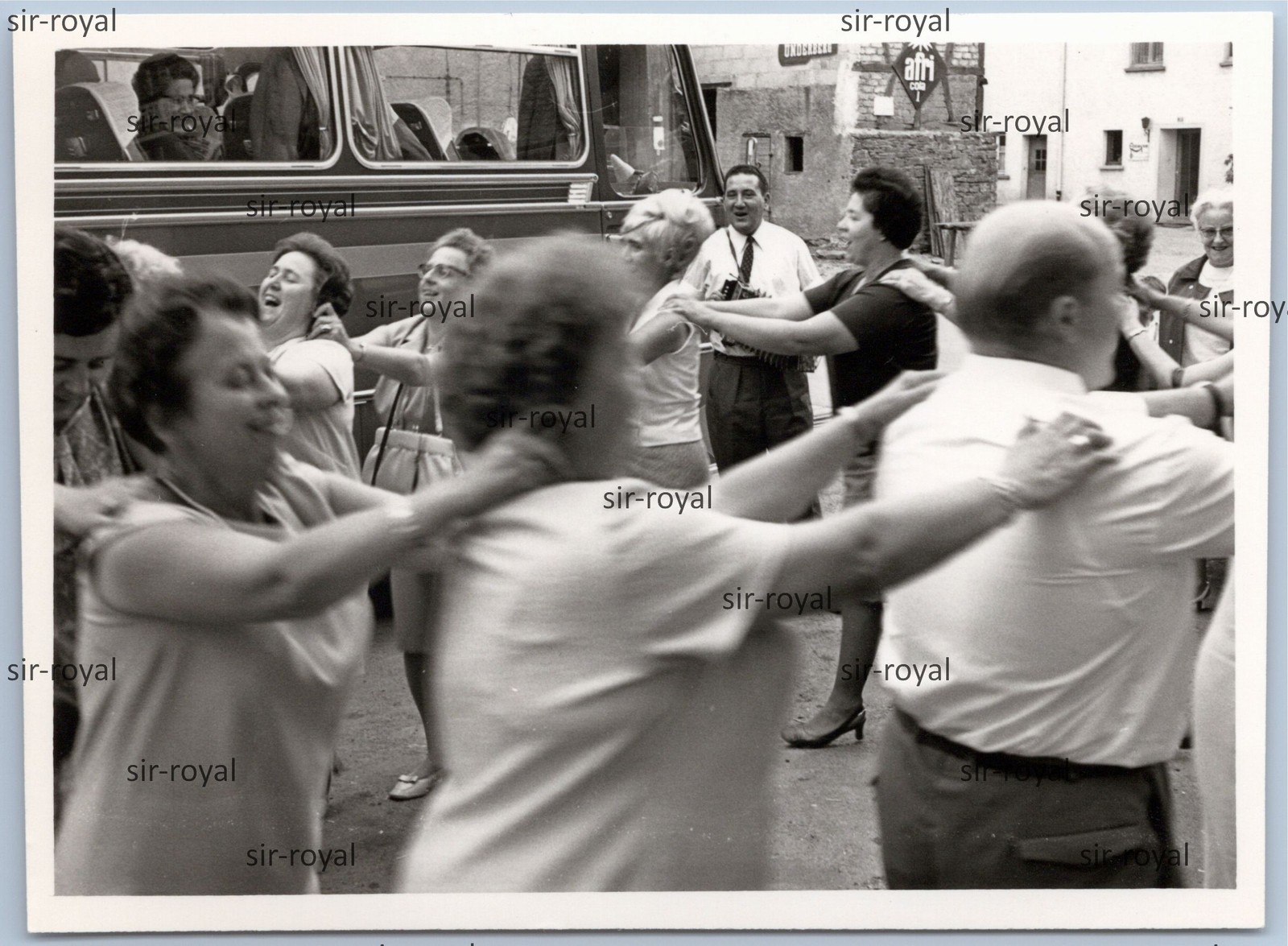 People Dancing 1969 Near Afri Cola Advertising Advertising – 1960s – Photo 10x7cm