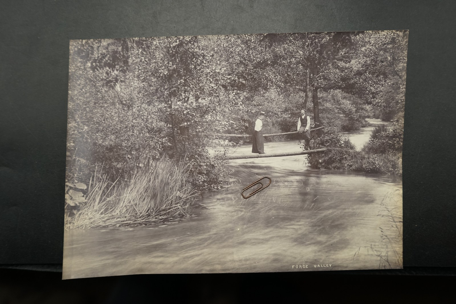 Photo View England Forge Valley Portrait Man Woman Model River Scarborough Old