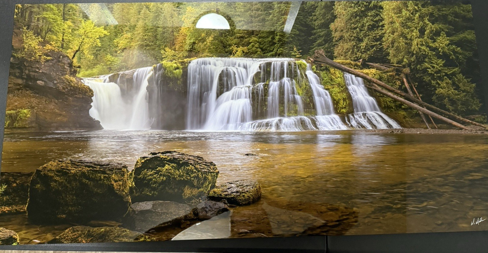 Marshall R. Mahler Soul of the River Metal Photograph 20×40 Signed COA Nature