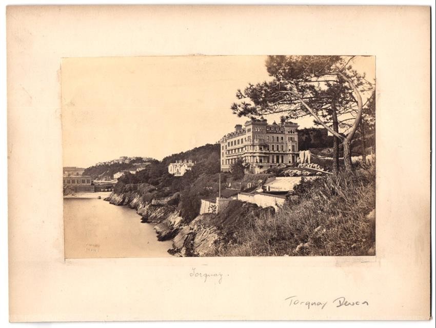 Photograph Frith’s Series, View Torquay / Devon, Imperial Hotel & Waterfront