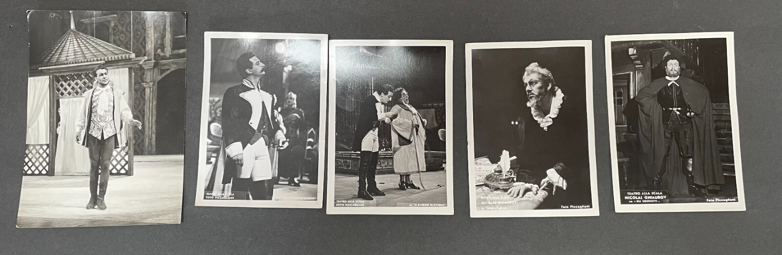 Vintage Original ERIO PICCAGLIANI Italian Opera ‘Teatro alla Scala’ PHOTOGRAPHS