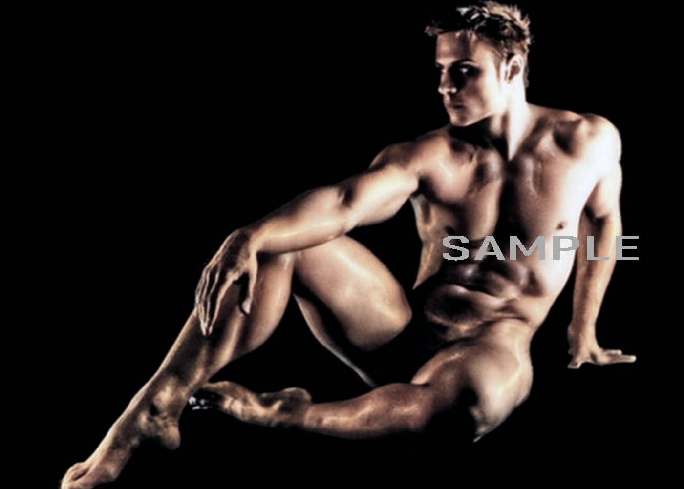 Classic Male ART PRINT Gay Interest Borderless 5×7 Photo