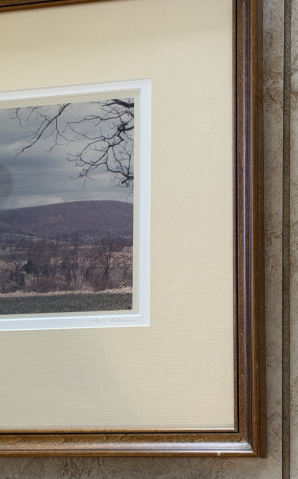 Scenic Landscape Amish Signed Bill Coleman No 547 Photography Print 14” X 17”