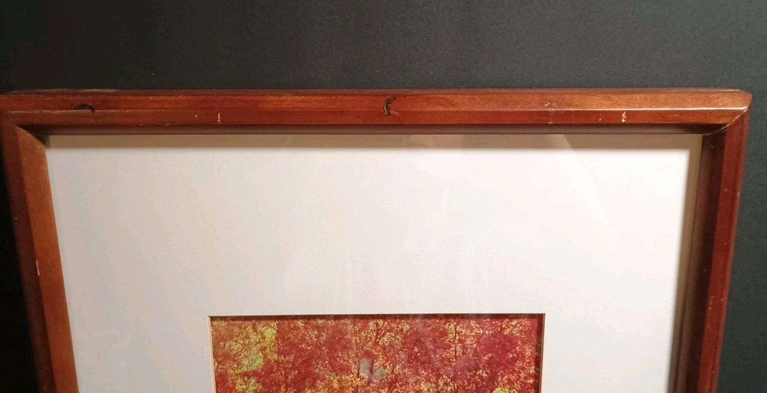 “Indian Red Lake” Signed Photography 15.5 X 19.5″ Framed & Matted 8 x 10