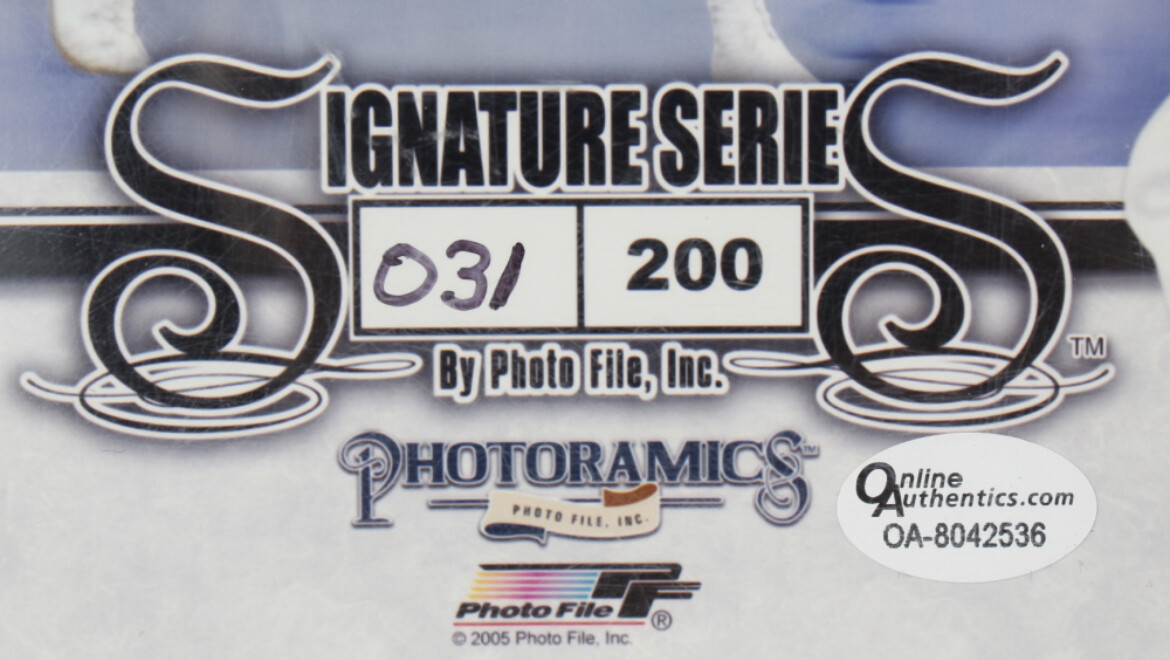 Muhammad Ali Signed 14×38 Limited #31/200 Online Authentics Hologram ART