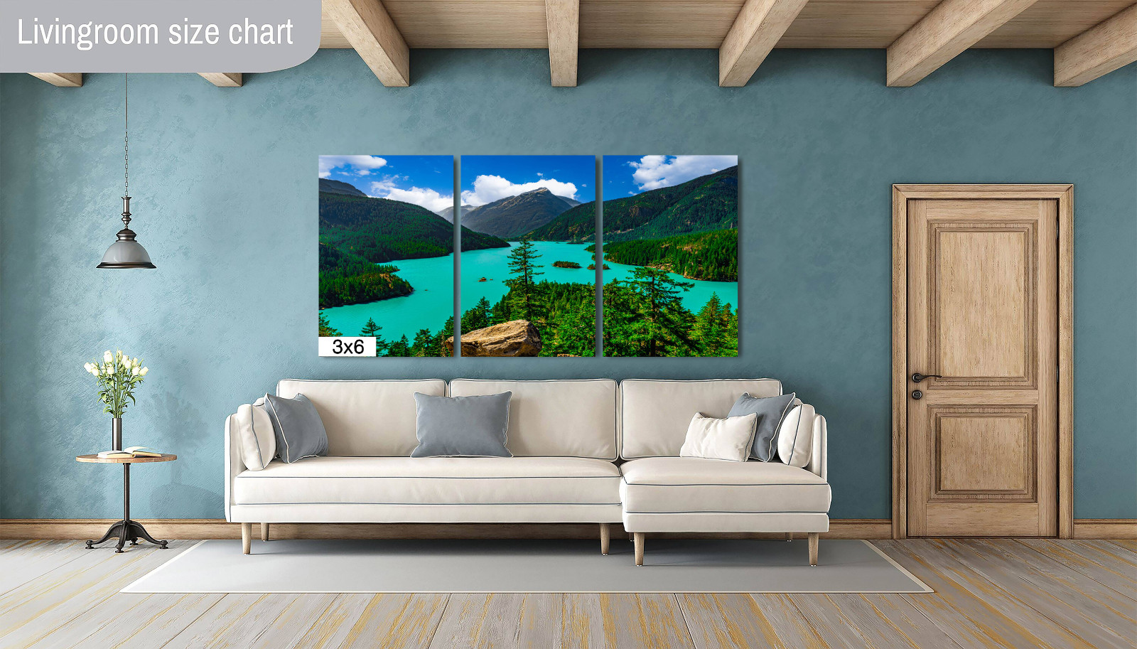 Diablo Lake Print: North Cascades National Park Washington Photography Wall Art
