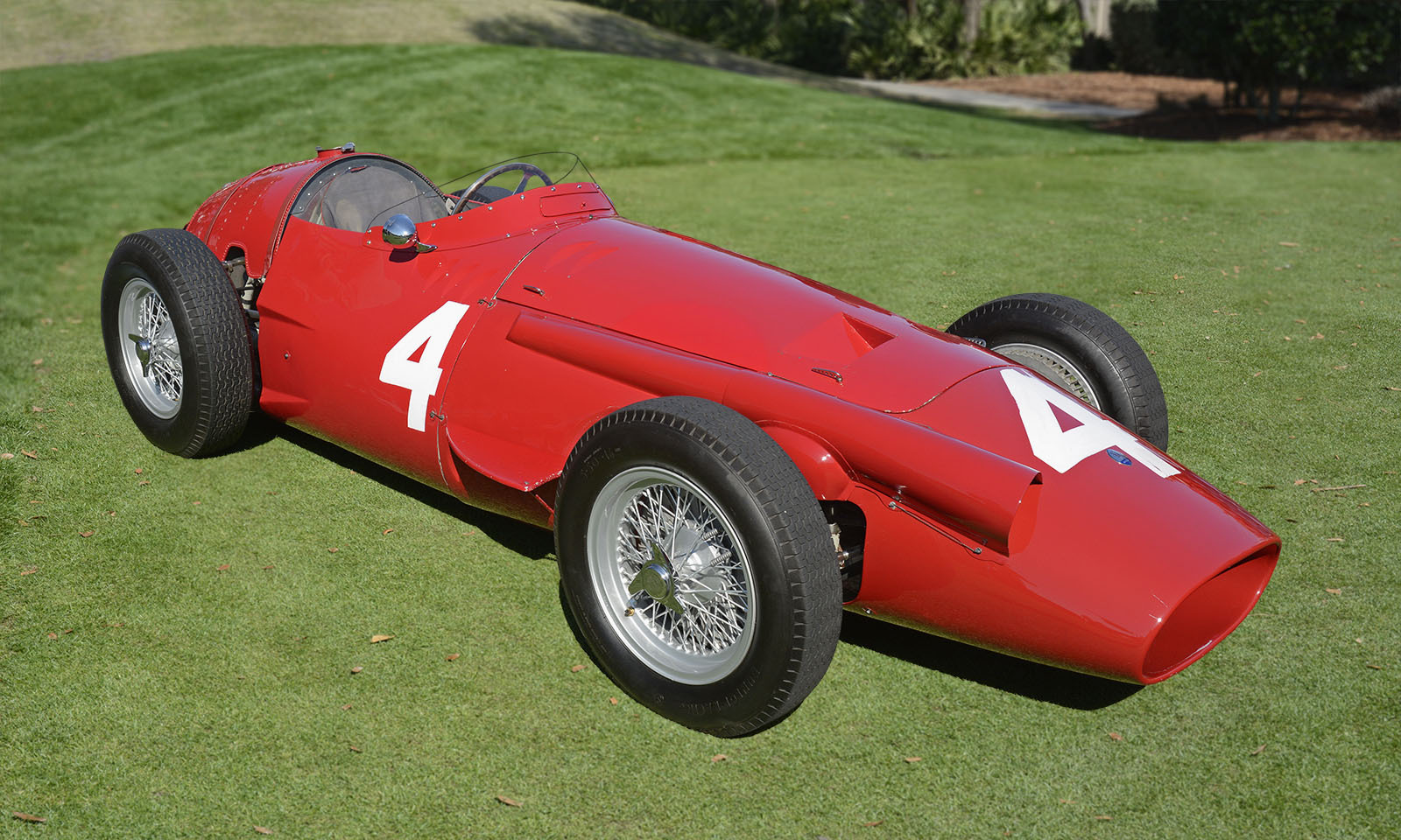 1955 Maserati 250F Formula 1 Grand Prix Vintage Classic Race Car Photo (CA-0928)
