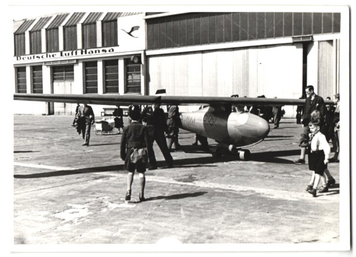 Photography View Berlin-Tempelhof, Flight Day 1935, Glider D-Udet For Sale