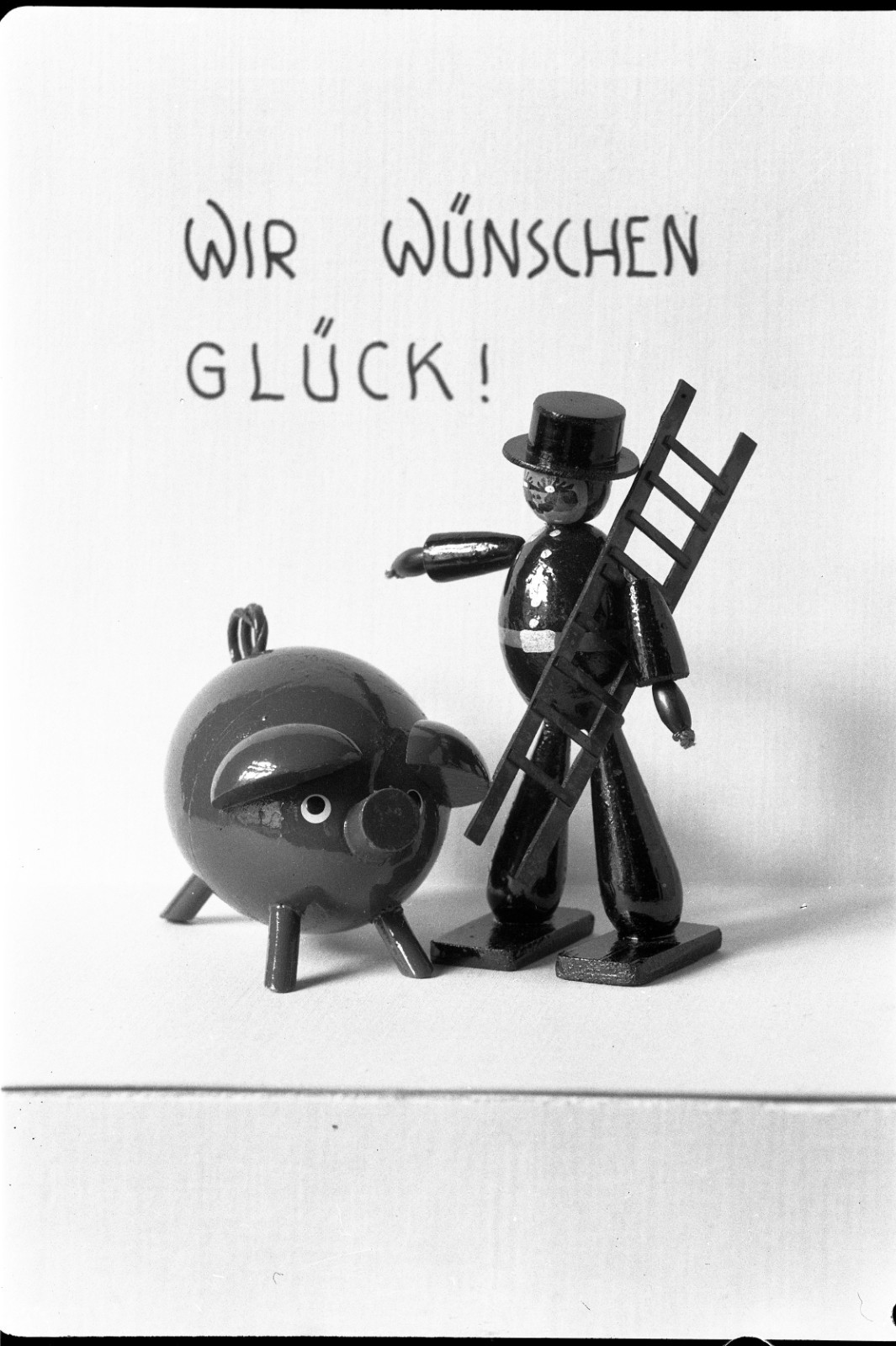 LOT 2x, “wishing you luck”, still life, Eduard PEZDIKA, vintage fine art negativ