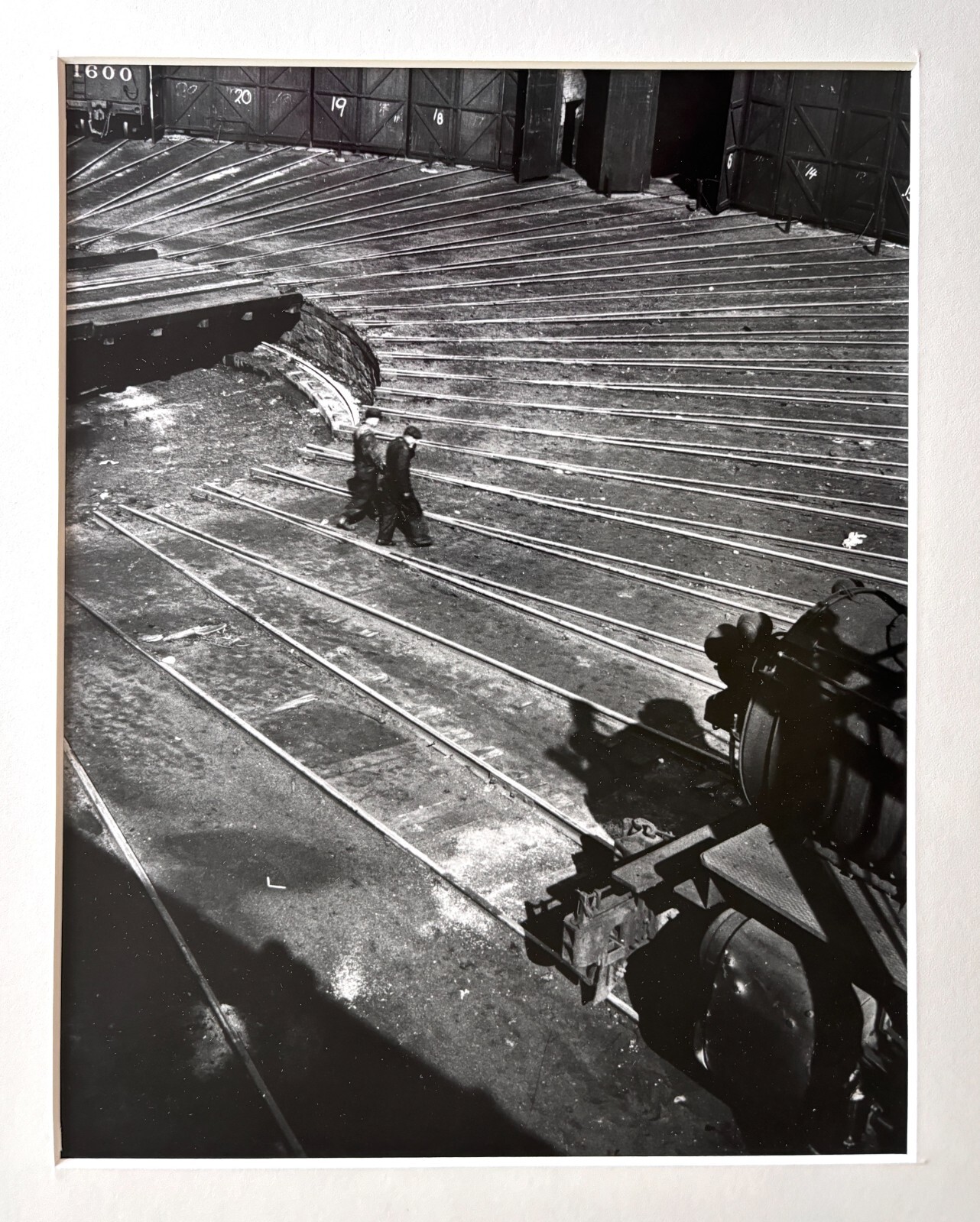 NATHAN LERNER “The Roundhouse, Chicago” 1935 Signed Silver Gelatin Photograph