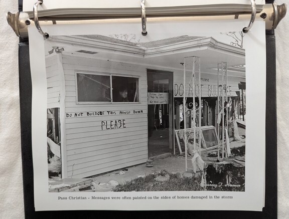 Hurricane Camille – Album of 49 photographs, 1969