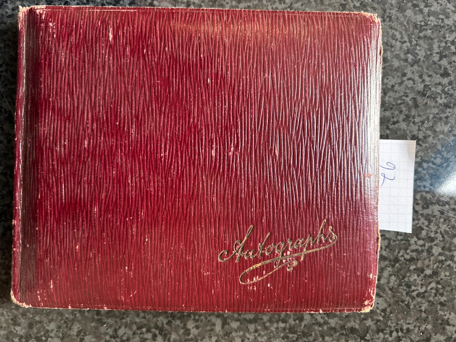 Old photo album civilian with defects, from 1919 281025/92