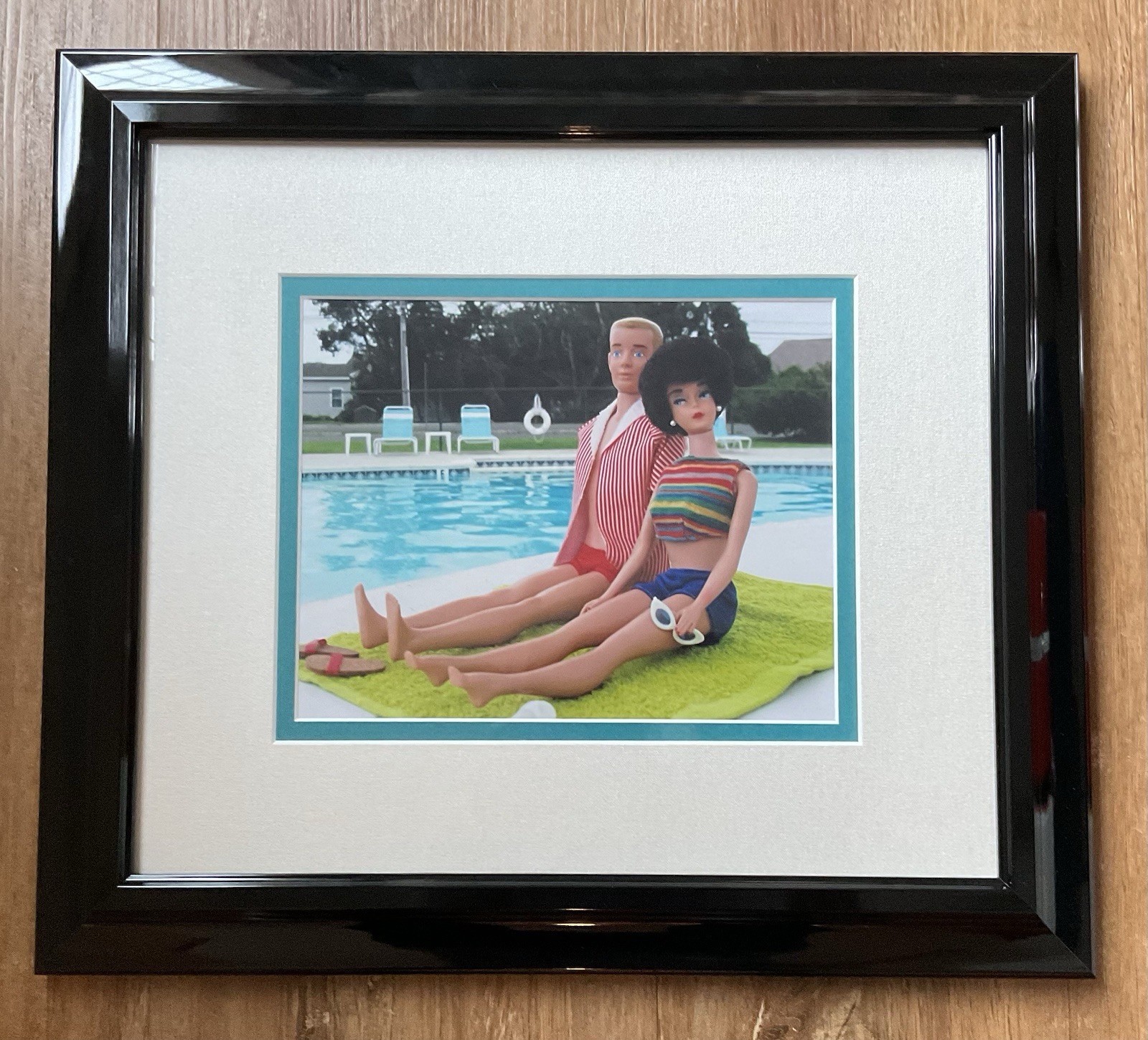 Barbie Photography Art Framed Matted 18.5” X 16.5” Lot 2