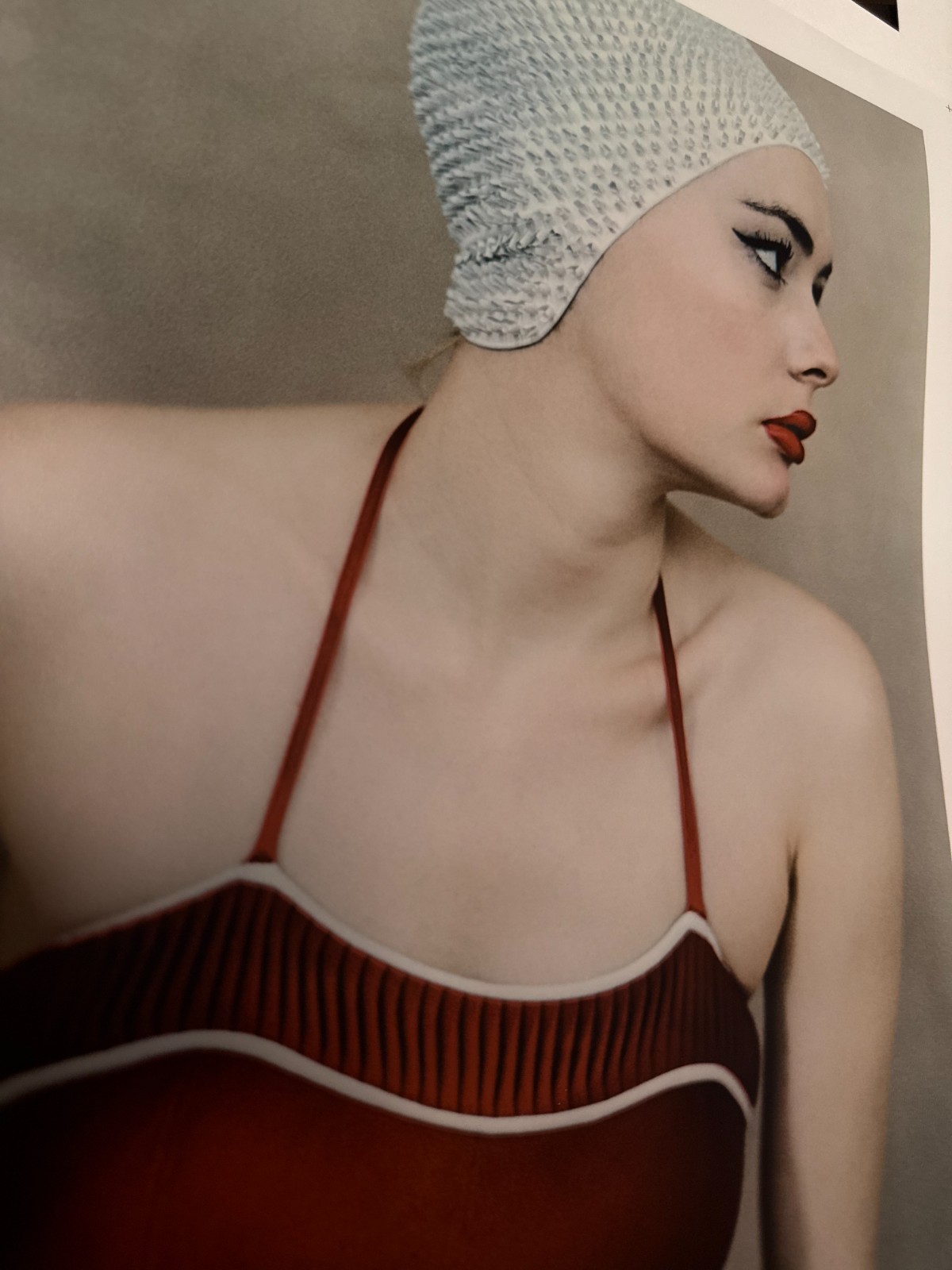 Billy & Hells – Original Gelatin Silver Photograph “Woman in Red Swimsuit”