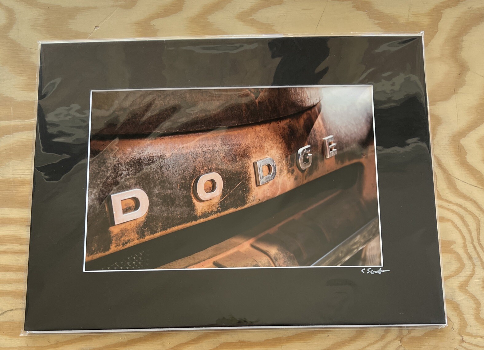 Rusty Dodge Photograph 8”x12” Matted 12”x16”