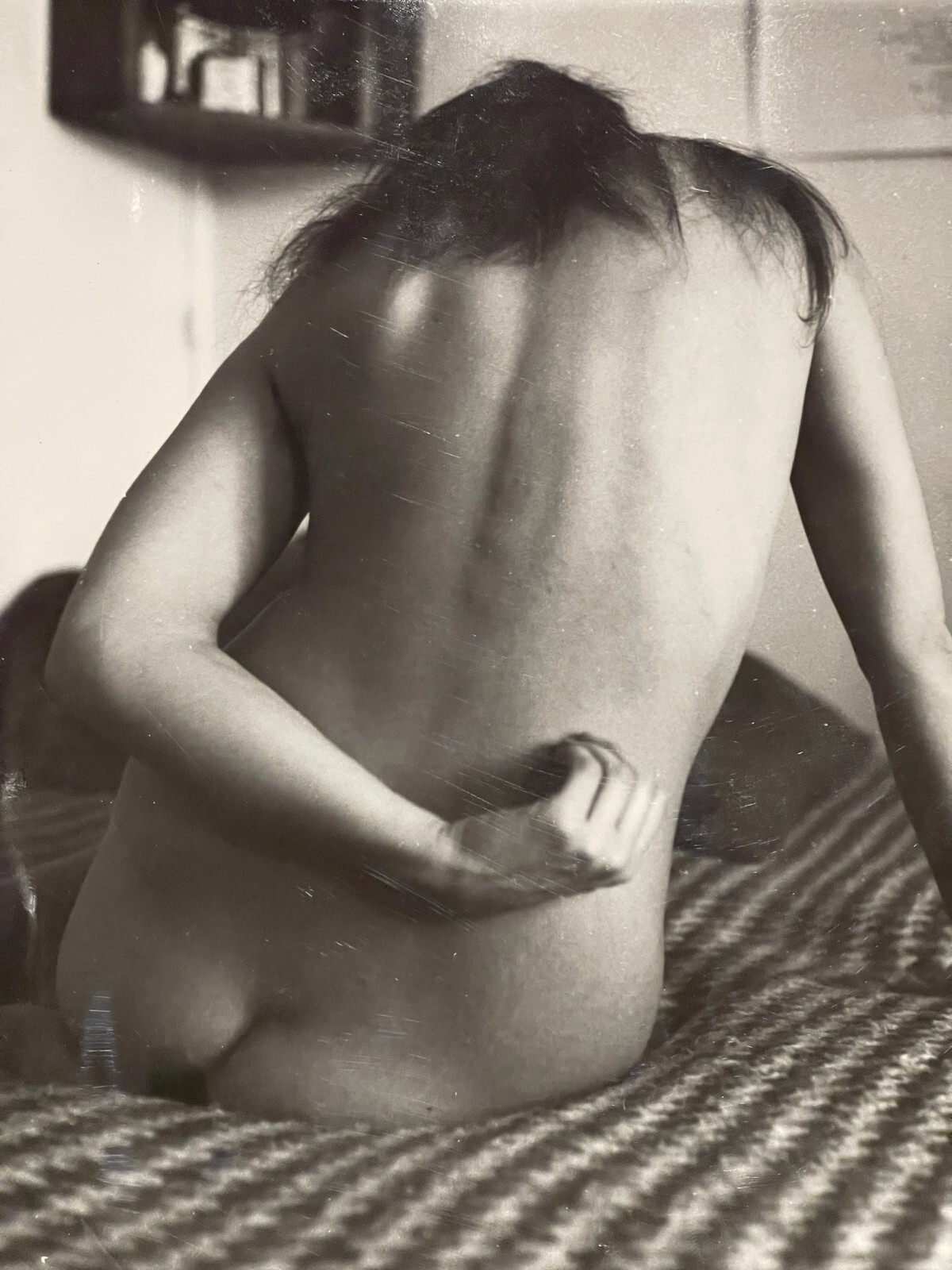 Large Nude Female Film Photo 1970 Curiosa Eroticism Portrait Fetish Fetish
