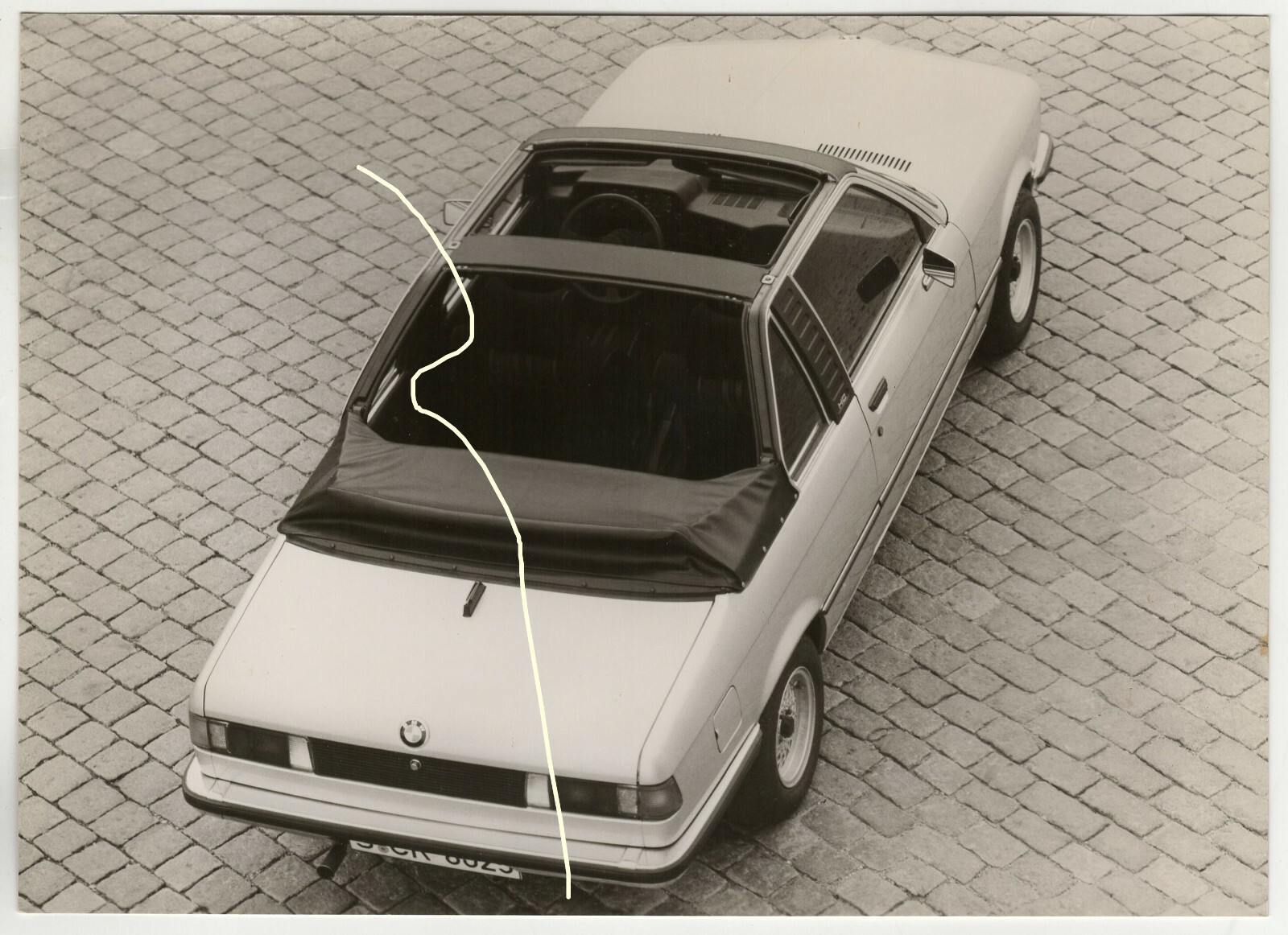 23x17cm Old Archive Photo 1978 BMW 3 Series Baur TC1 Targa Convertible E21 Press Photo 2