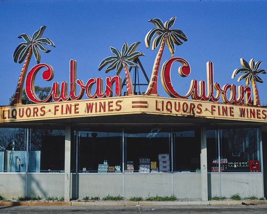 8×10 Color vintage photo Cuban Liquors, Baton Rouge, LA. Free Shipping!!