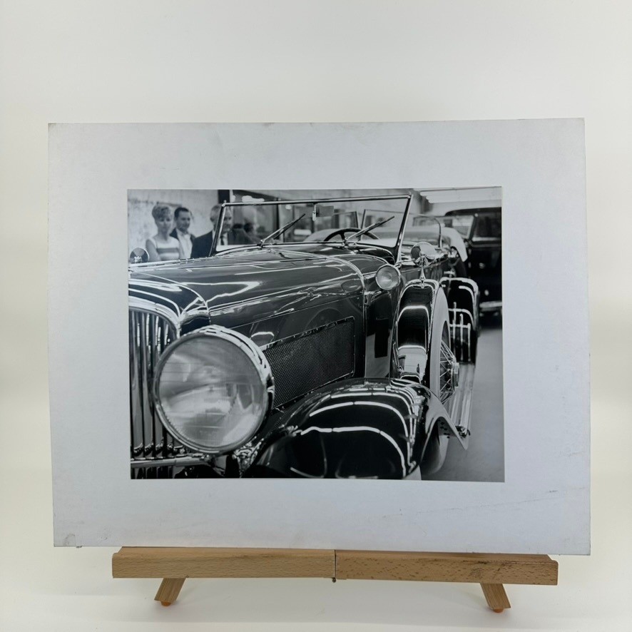 Vintage Classic Automobile Black and White Photograph Print Art Car Photo