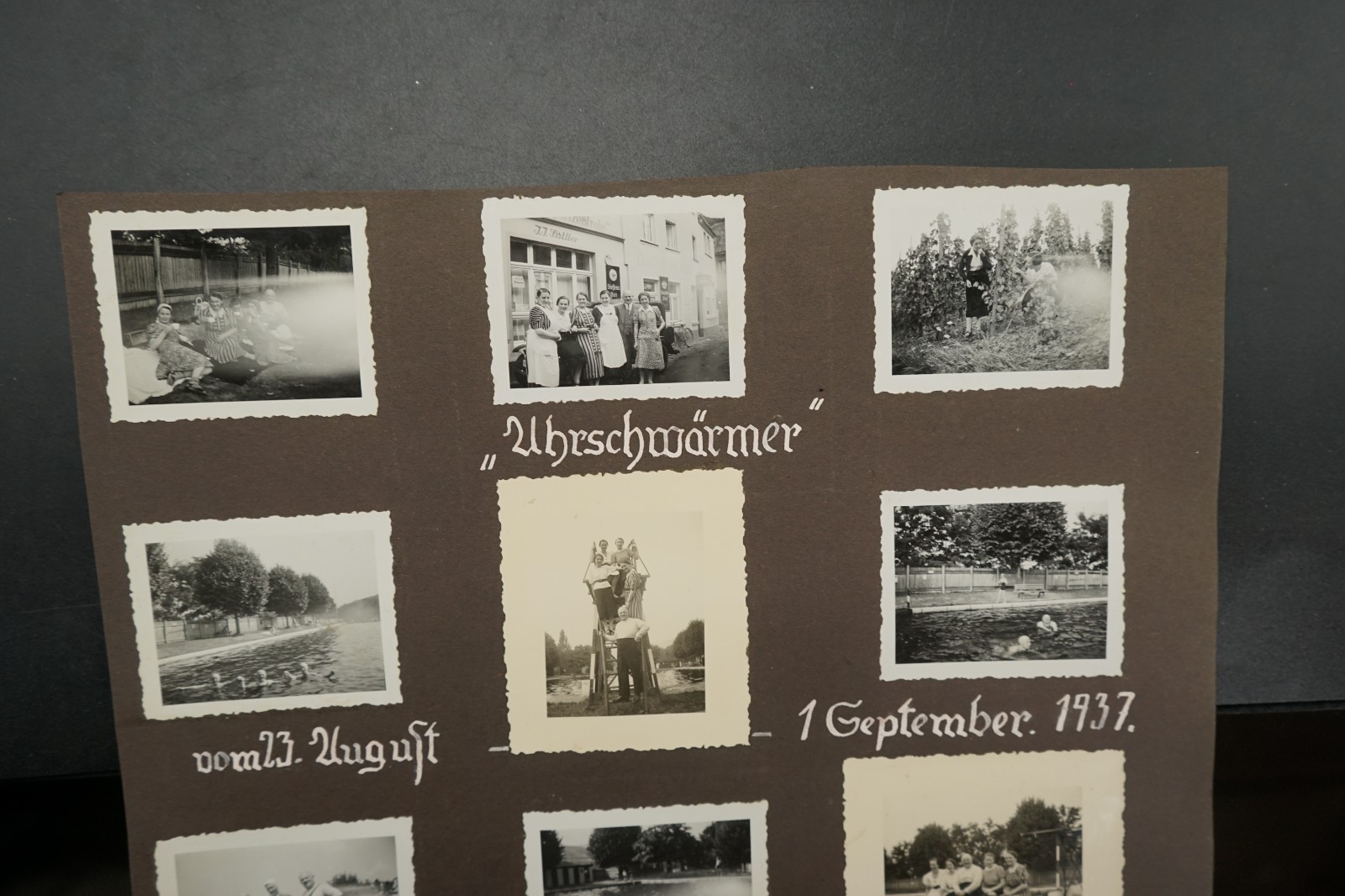 Photo Bundle Lot Ahrweiler 1937 Rhineland Swimming Pool Advertising Advertising Free Image