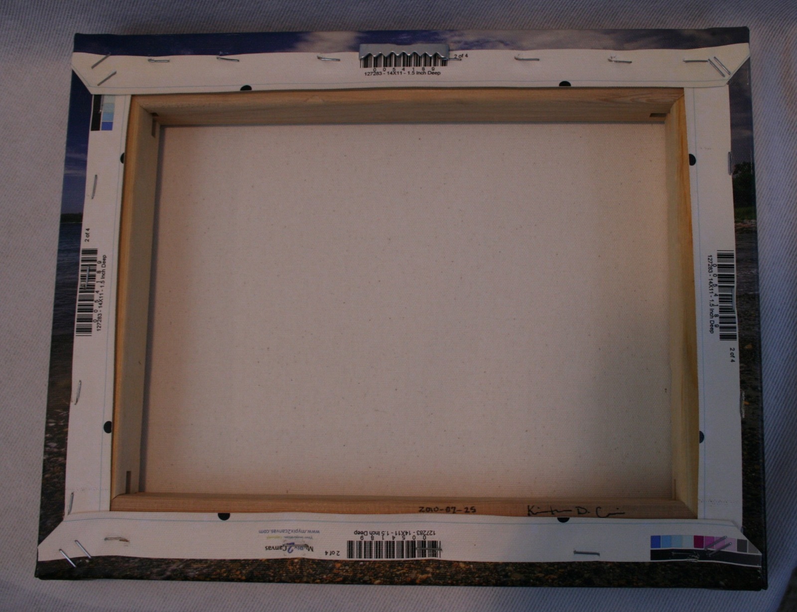 Original Fine Art 14″ x 11″ Wrapped Canvas Photo on Wood Frame Signed by Artist