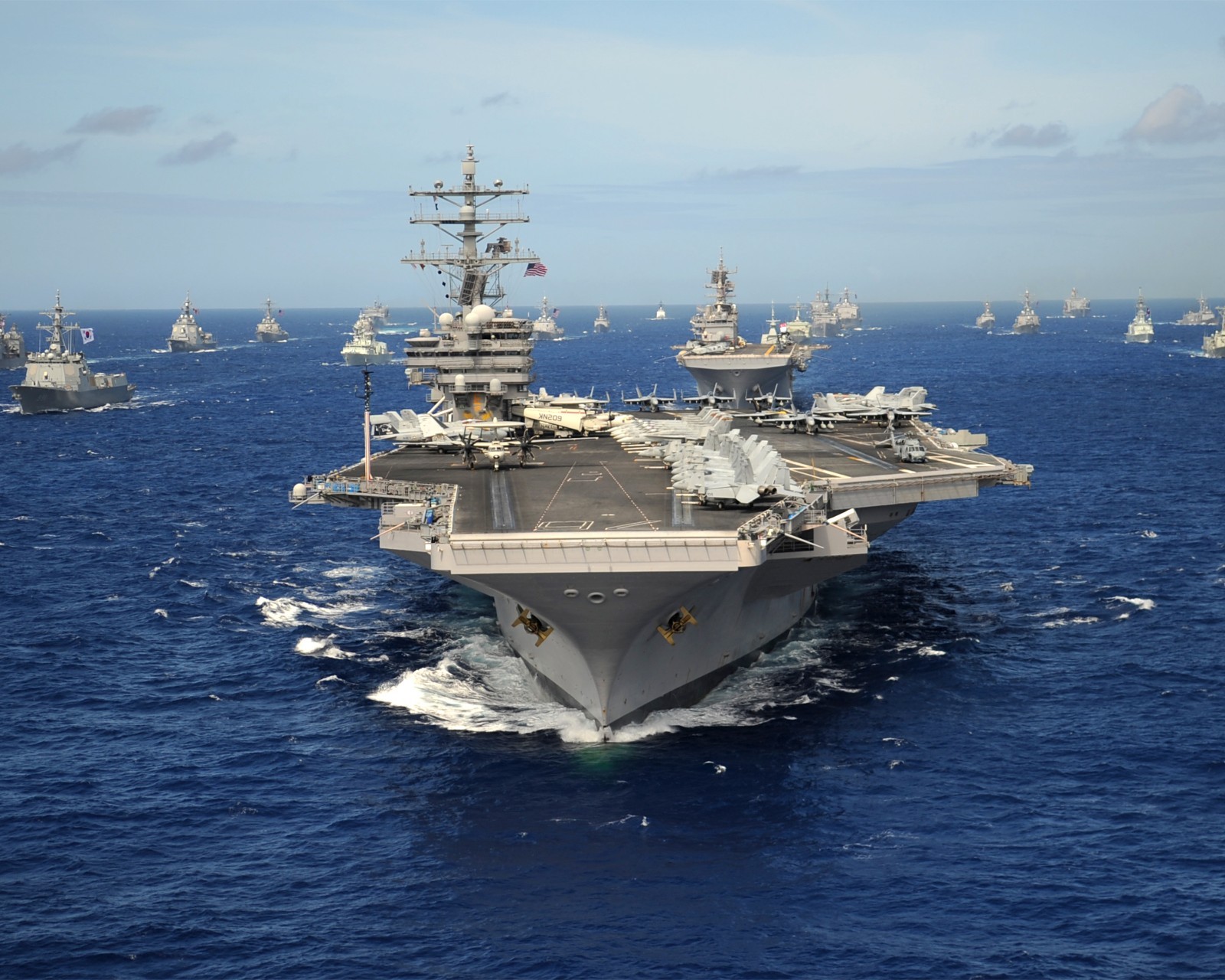 The Nimitz-class aircraft carrier USS Ronald Reagan 8×10 Photograph Print 8″x10″