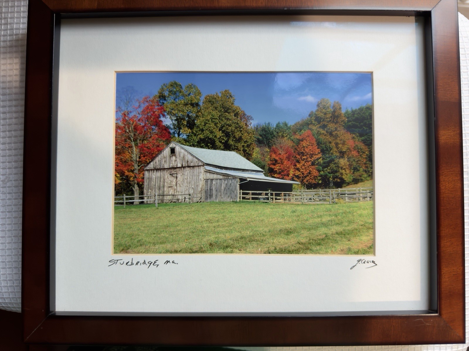 Photography of Natural Sturbridge, MA Certificado de Autenticidad