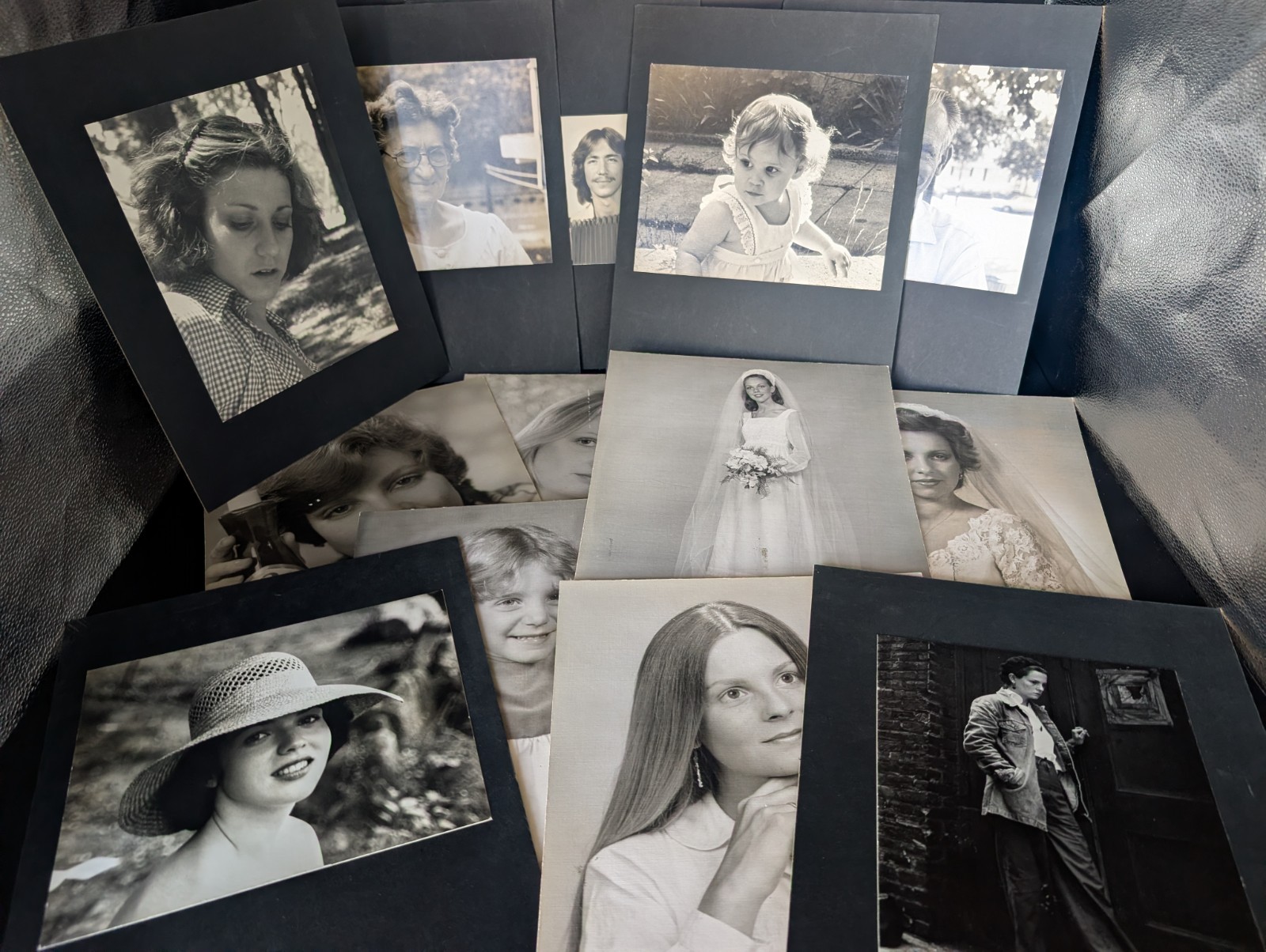 Vintage 1977 Portrait Photography Lot 13 Silver Prints Germain NYC
