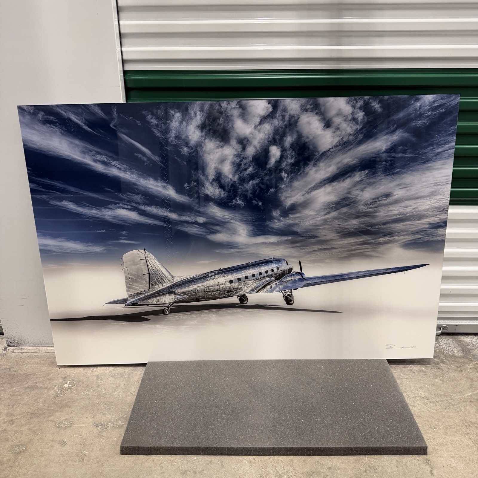 Peter Lik “Dreams Edge” 150cm 5’x3′ Aviation Plane Recess Mount Picture with COA
