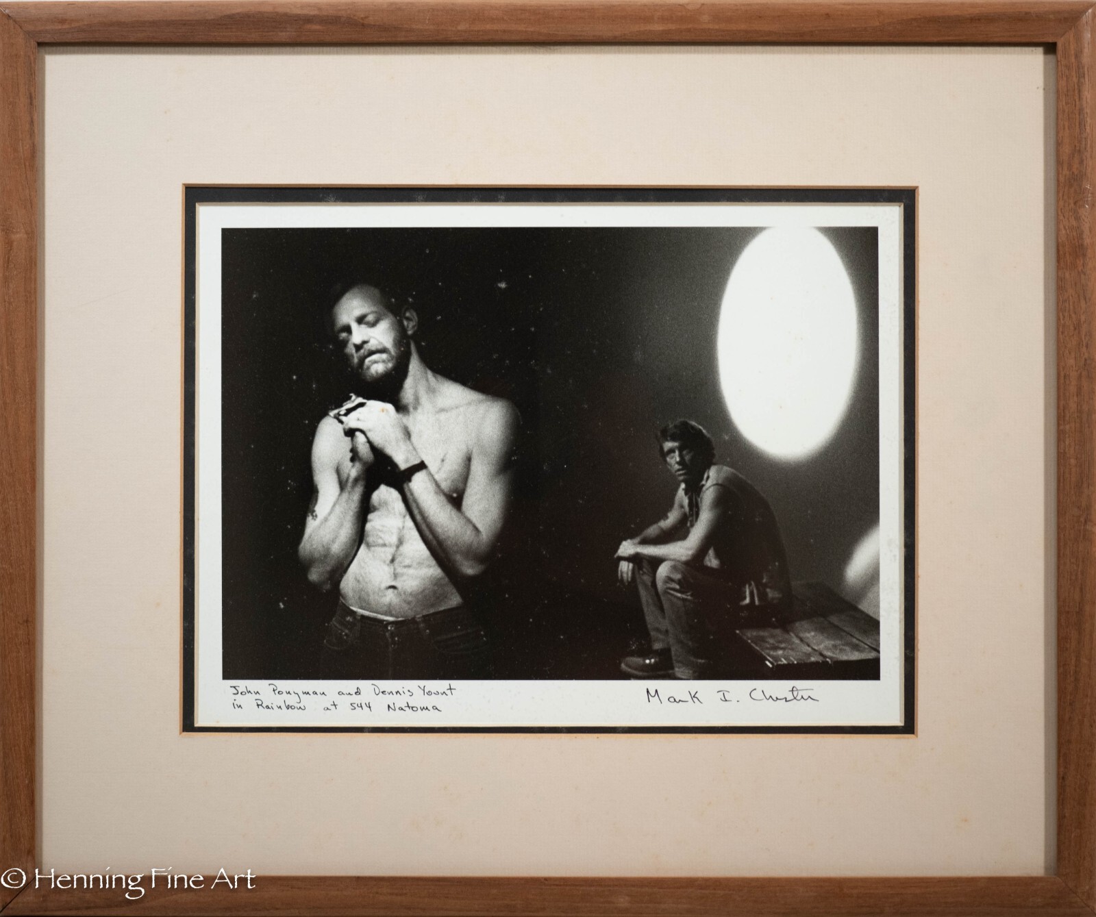 Beautiful LGBTQ Art Signed Photograph Male Portrait John Ponyman Dennis Yount