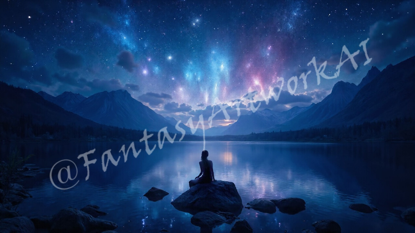 Night Sky – Digital Image Picture PC Phone Background AI, 7 images – #36