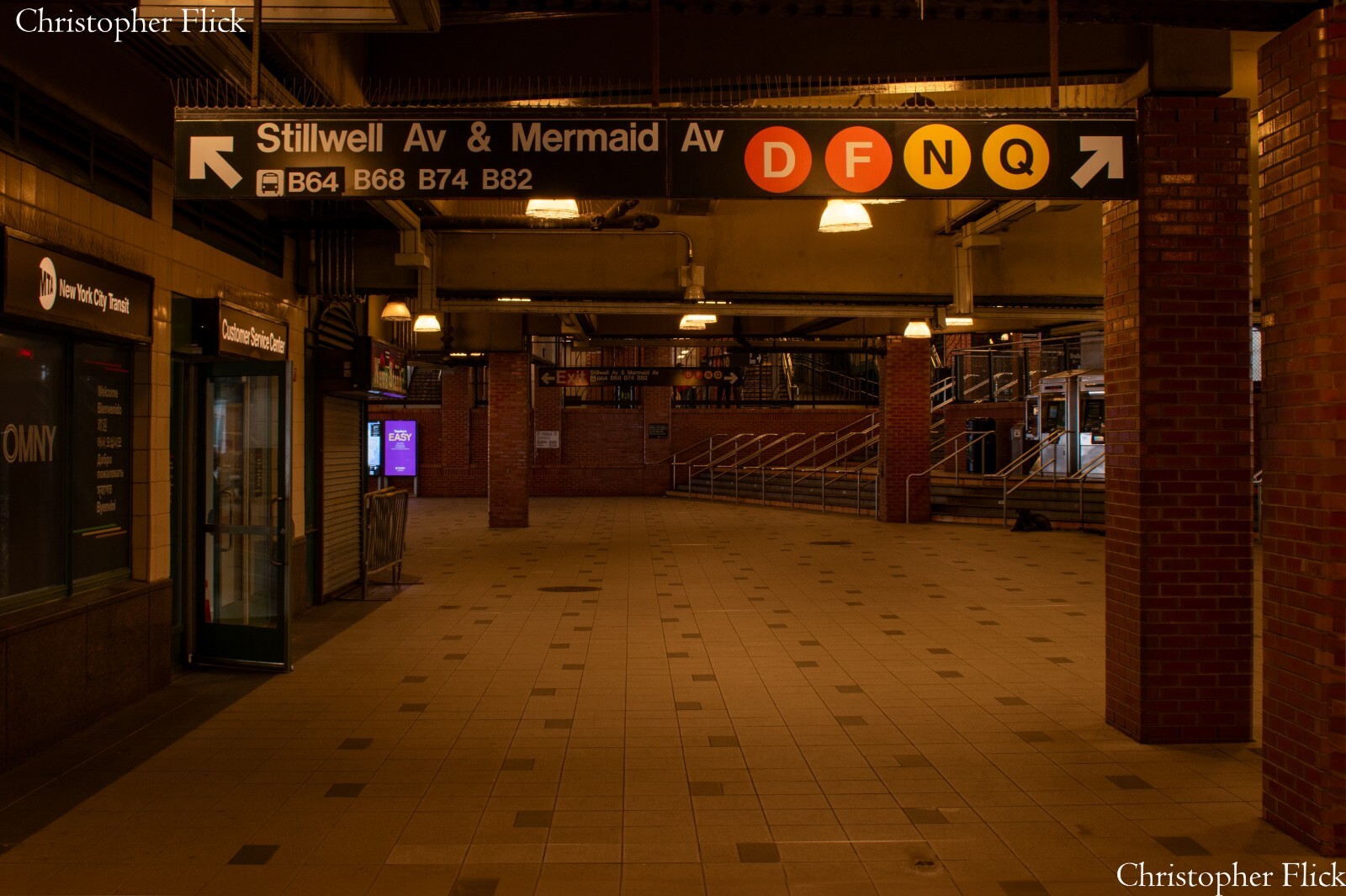 New York City, US Coney island – Stillwell Ave MTA Subway Photograph Art Print