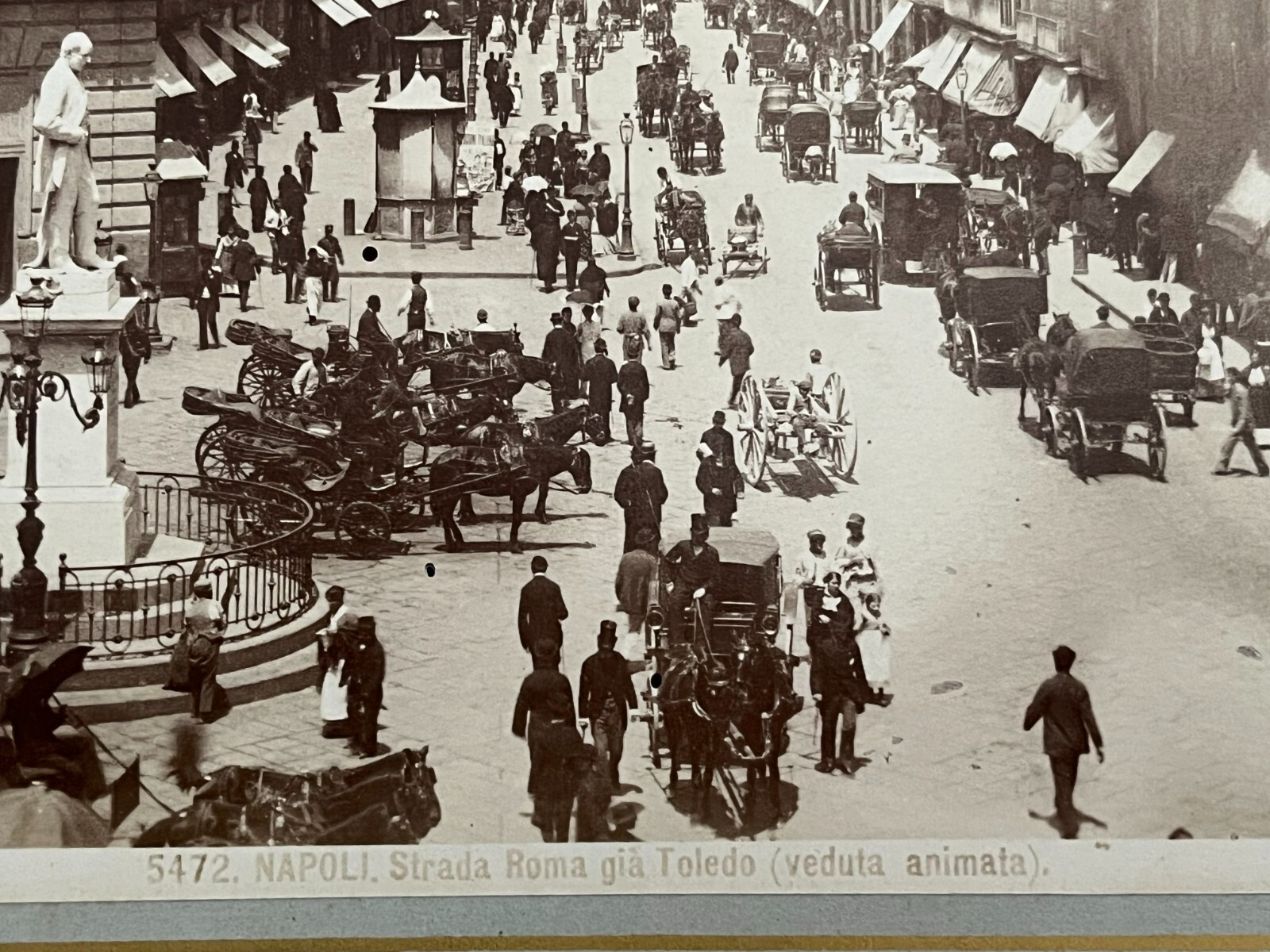 2 Album Photo by Giacomo Brogi circa 1870 Naples Napoli Italy 25x19cm (19+20)