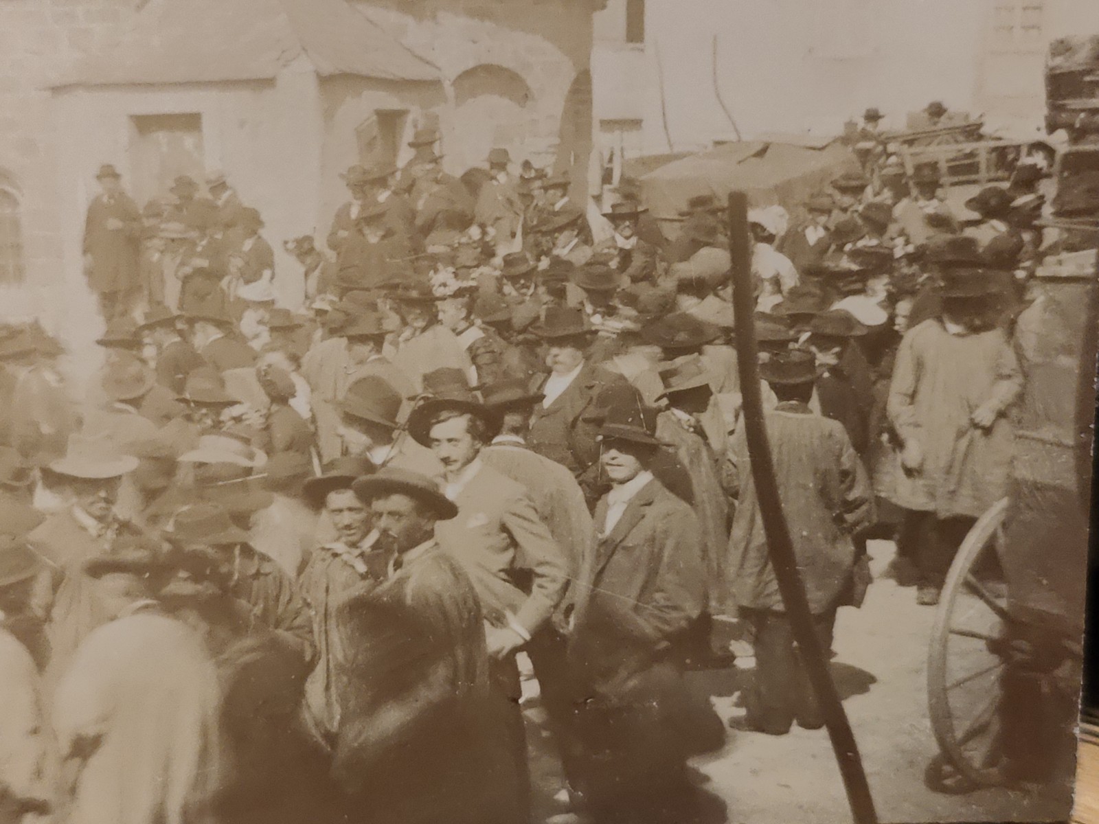 Old Process Photo 1900 – Saint Alban Church Location in Limagnole (48)