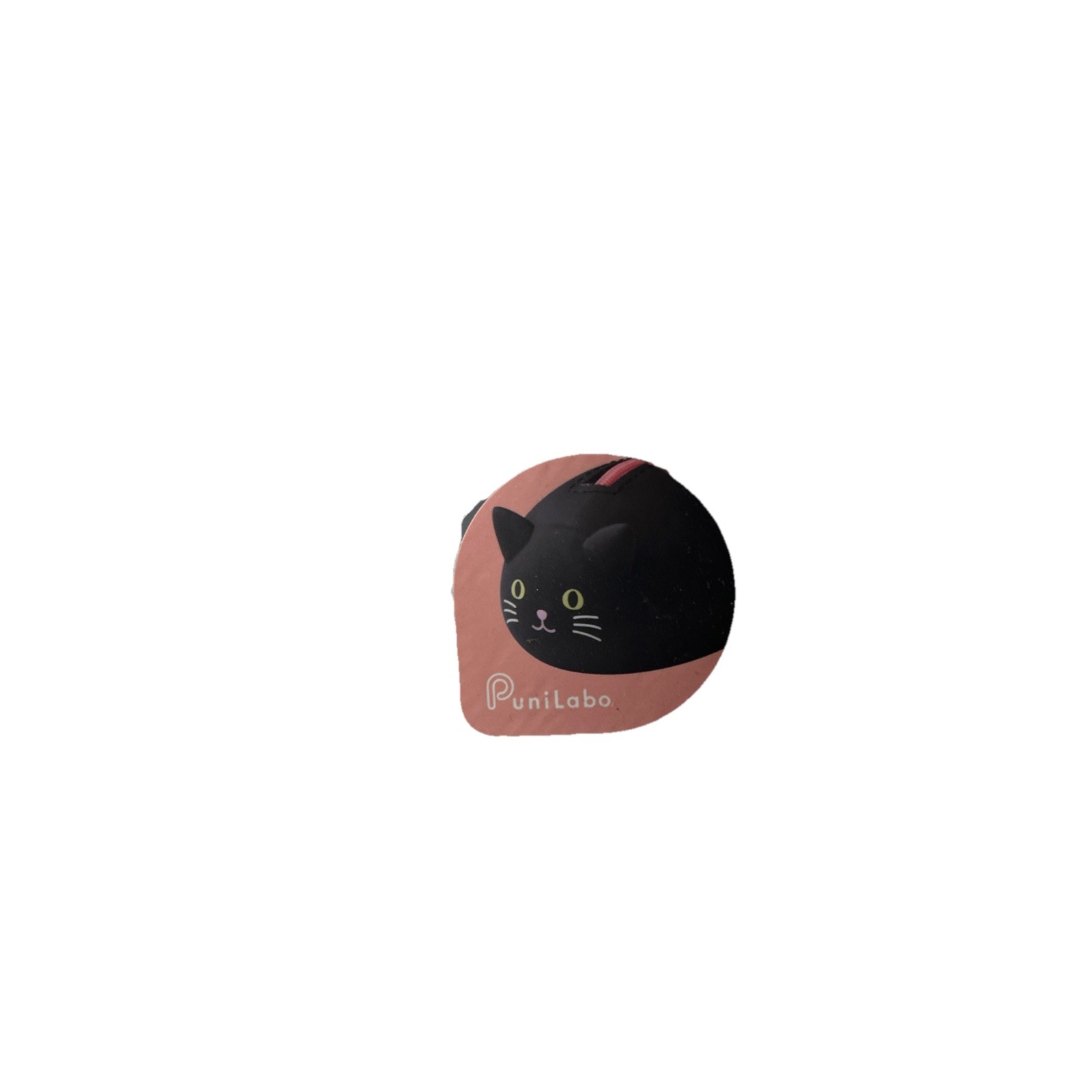 PuniLabo Lying Down Zipper Pouch – Black Cat Pen Pouch