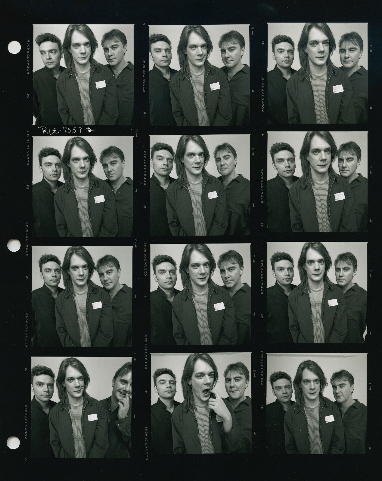 Super Rare contact sheet of Soul Asylum! 11×9 C41 printed. OOAK.