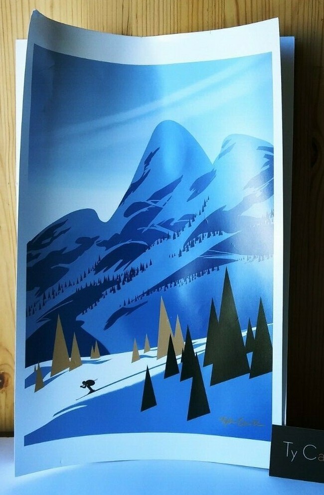 TY CARTER “WASATCH ROCKIES” FUJICOLOR CRYSTAL ARCHIVE ART PRINT.